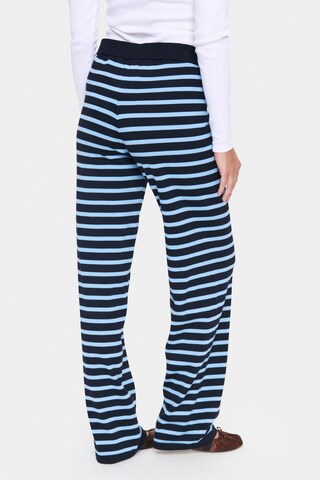 SAINT TROPEZ Regular Hose 'Mila' in Blau