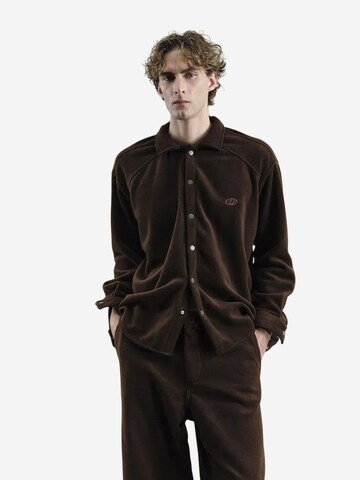 Giesto Regular fit Button Up Shirt in Brown