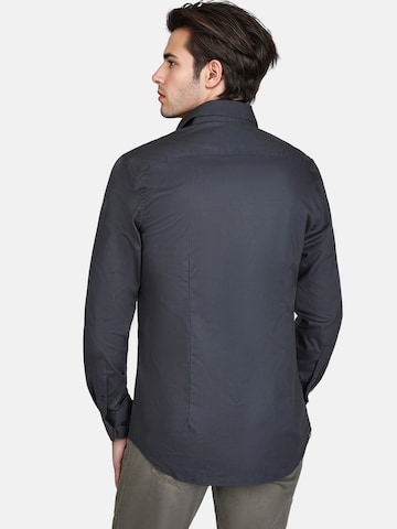 Coupe slim Chemise business PIERRE CARDIN en bleu