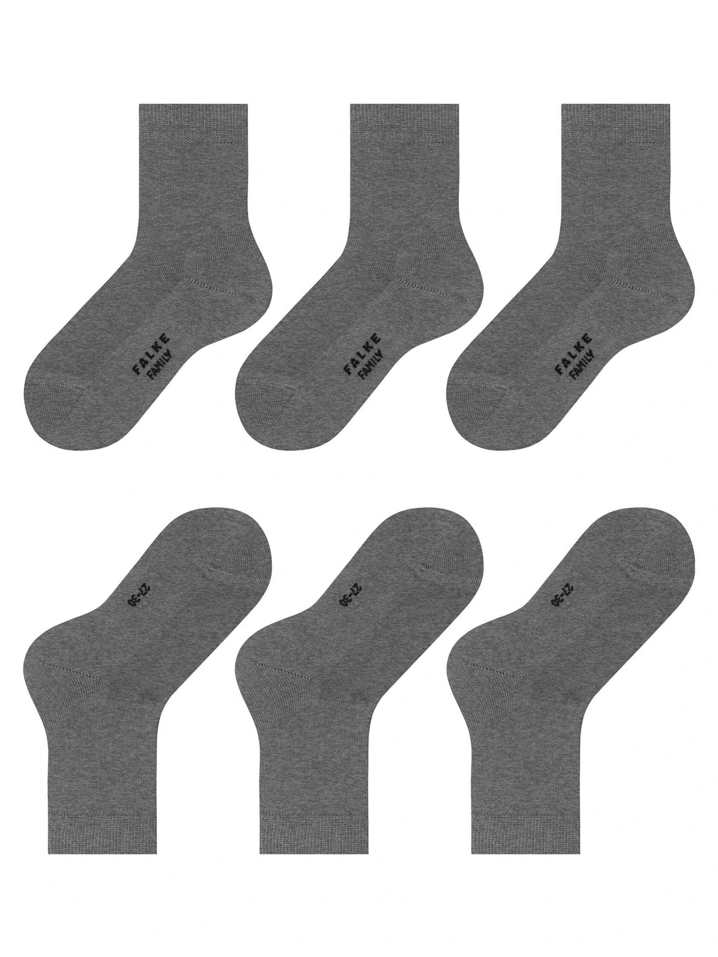 FALKE Socks 'Family 3-Pack' in Grey