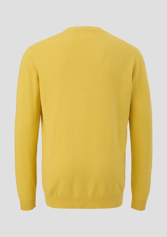 s.Oliver Men Big Sizes Sweater in Yellow