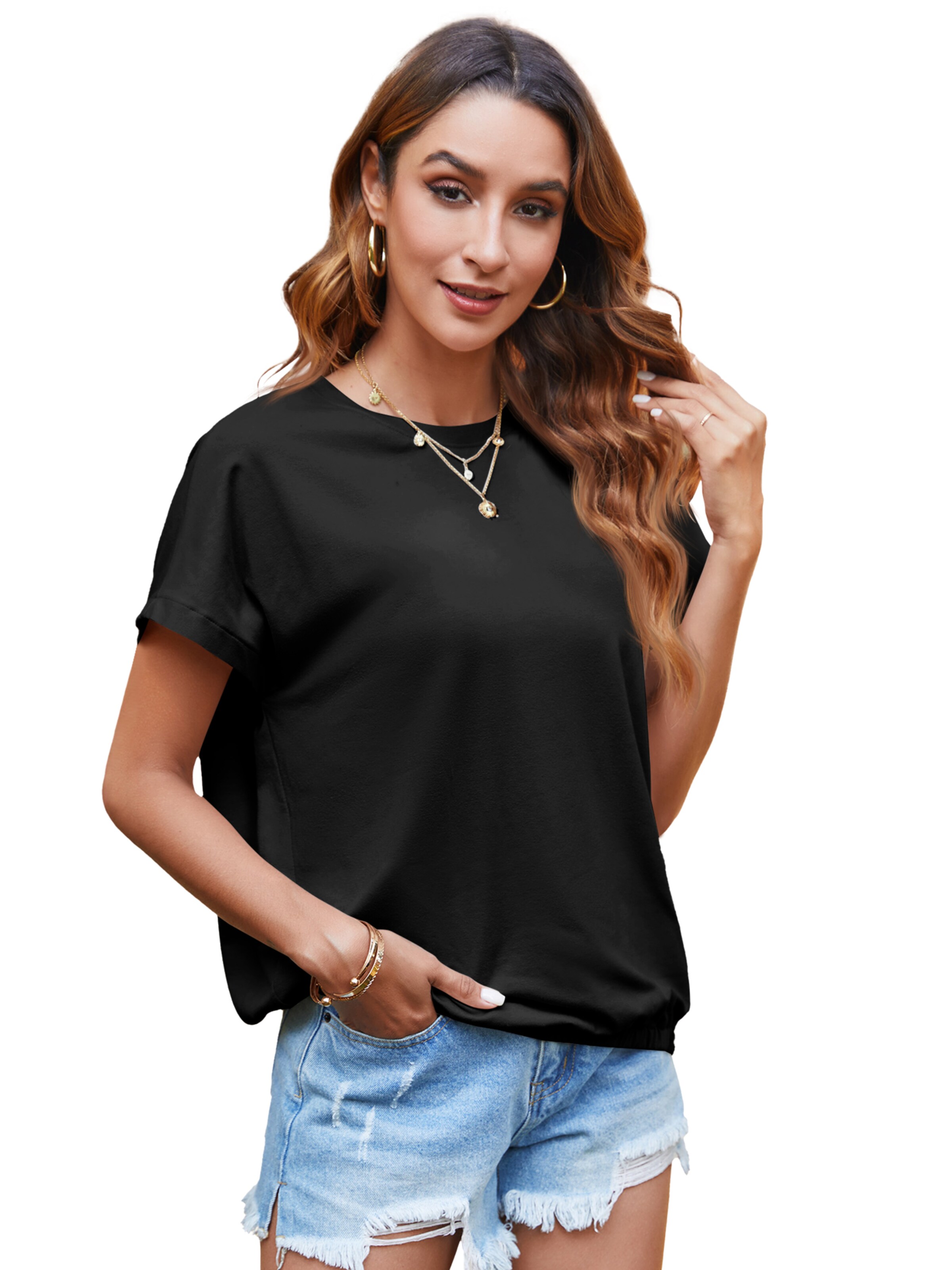 Imily Bela Póló - fekete: elől