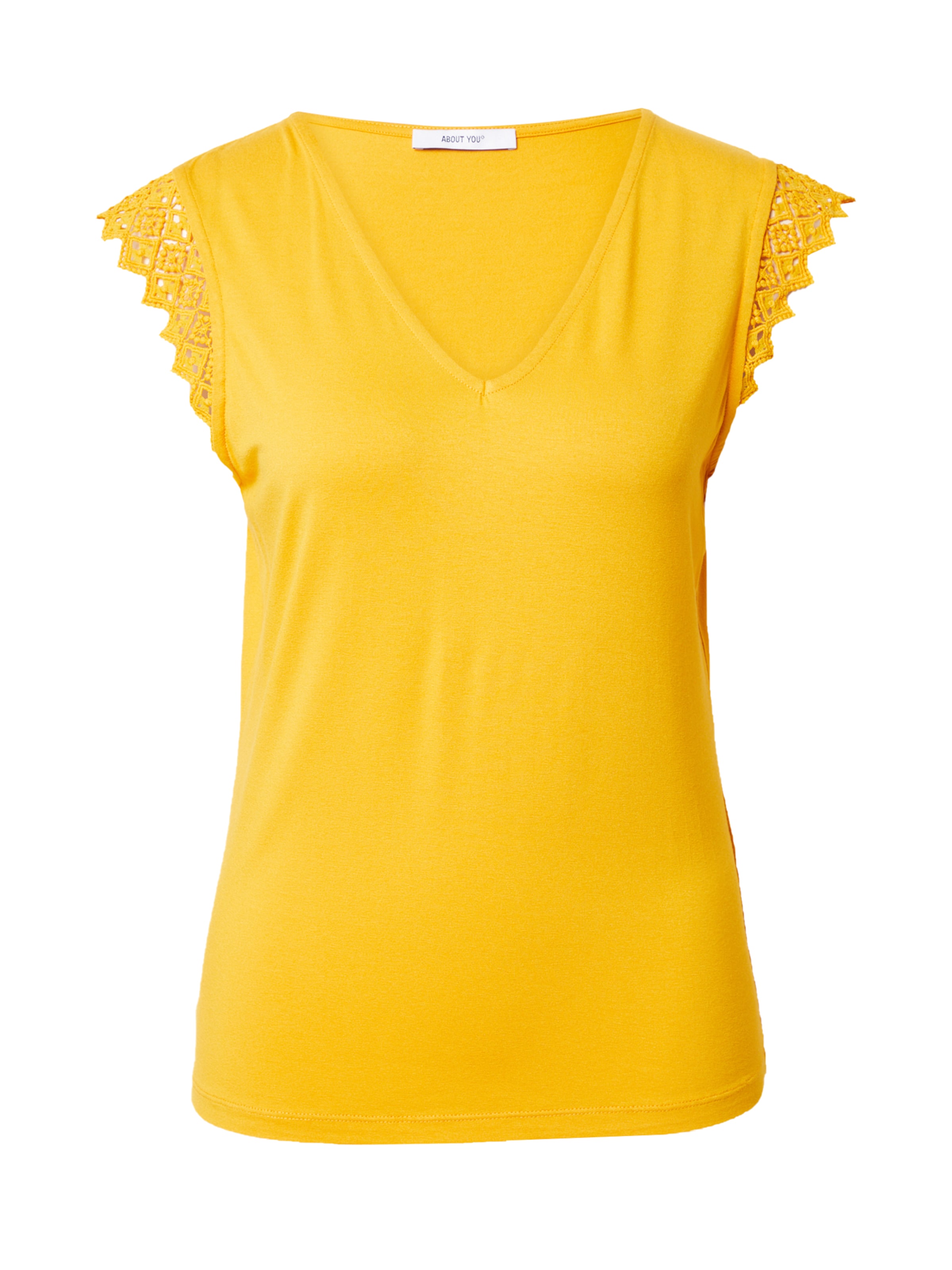 ABOUT YOU Shirt 'Caitlin' in Yellow: front
