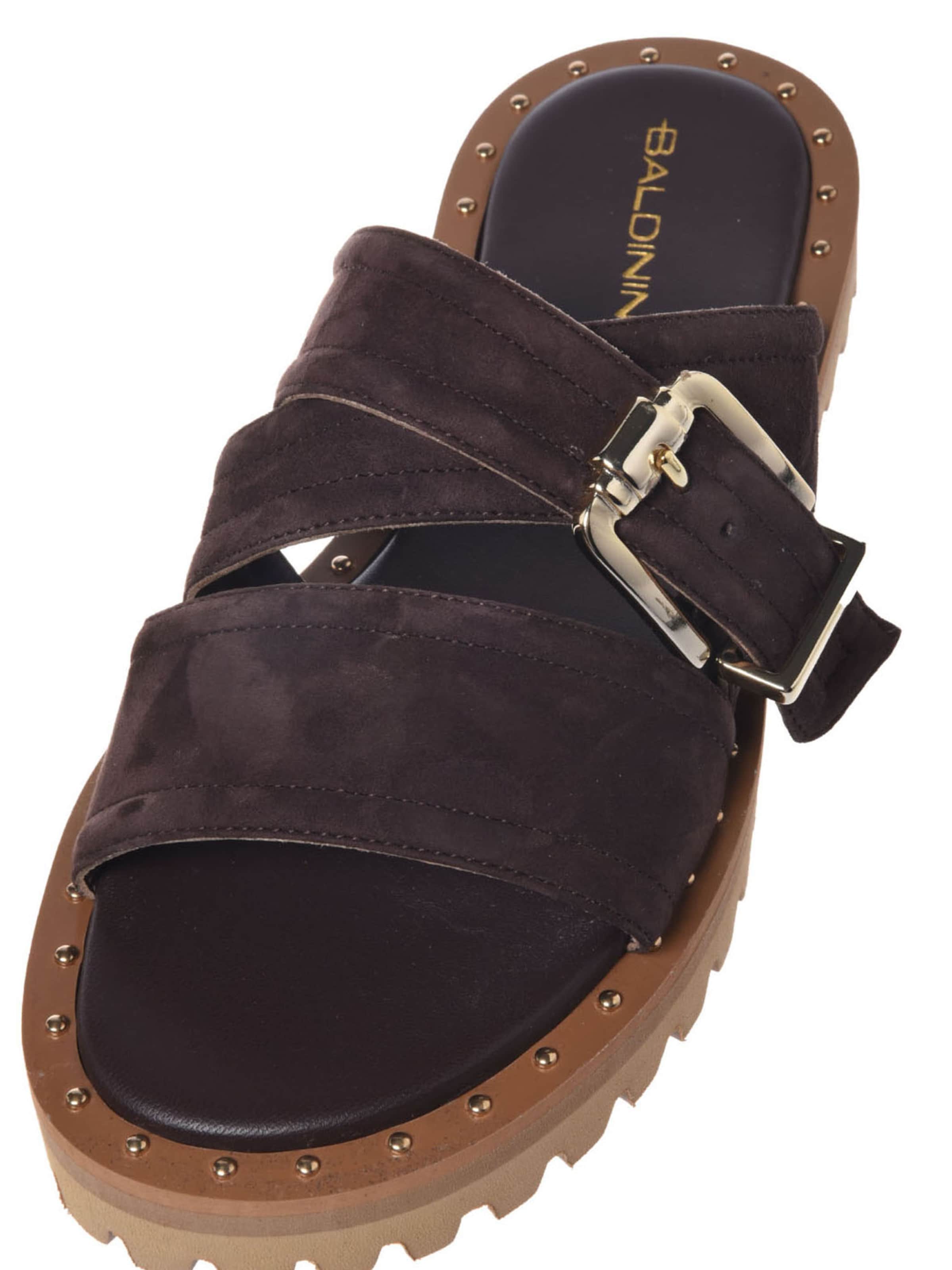 BALDININI Mules in Brown
