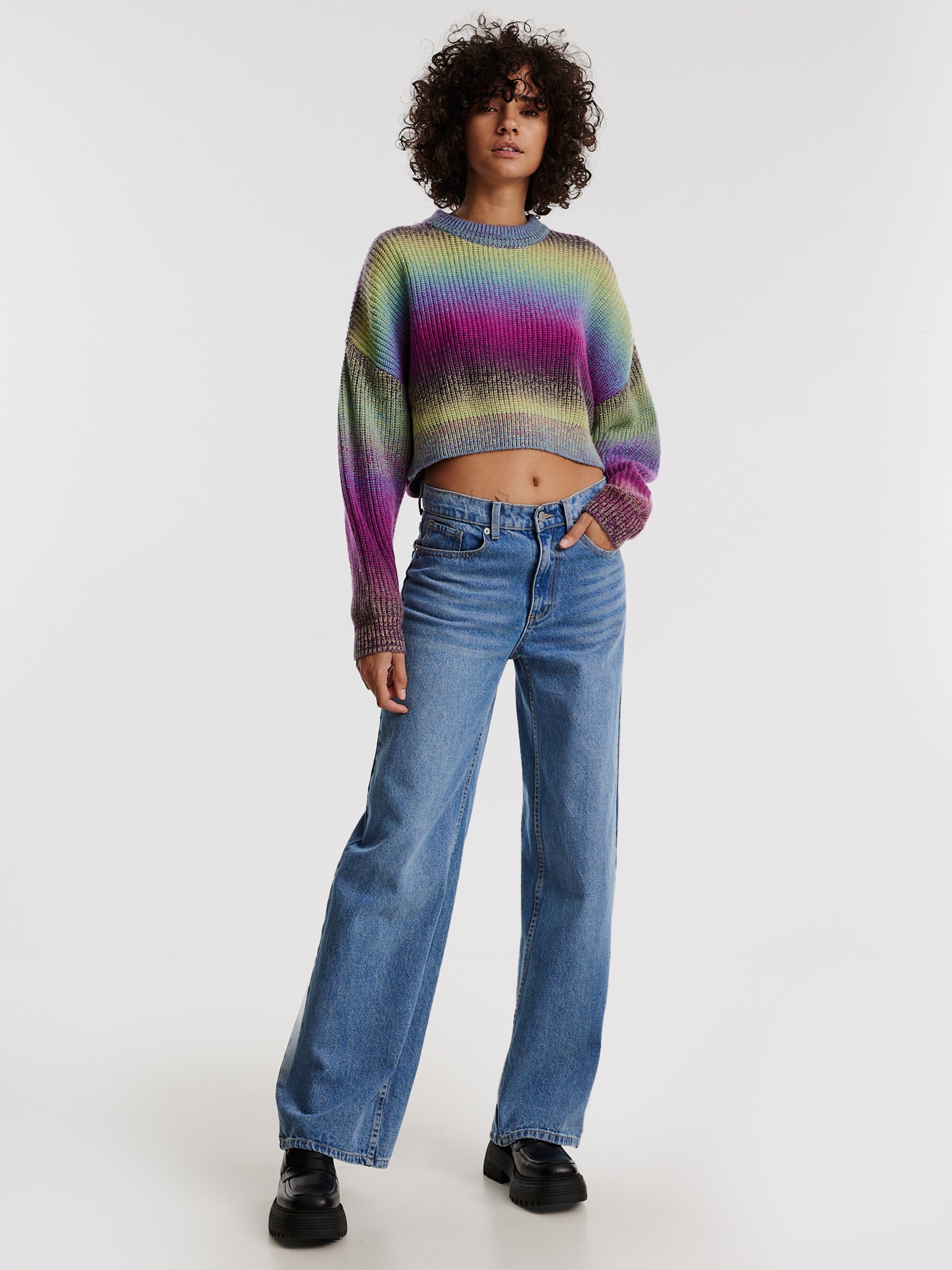 EDITED Produits Pull-over 'Yella' mélange de couleurs