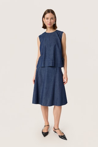SOAKED IN LUXURY Bluse 'Chamy' i blå