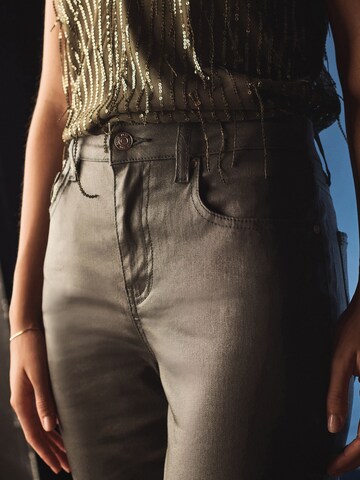 Next Loosefit Jeans i grön