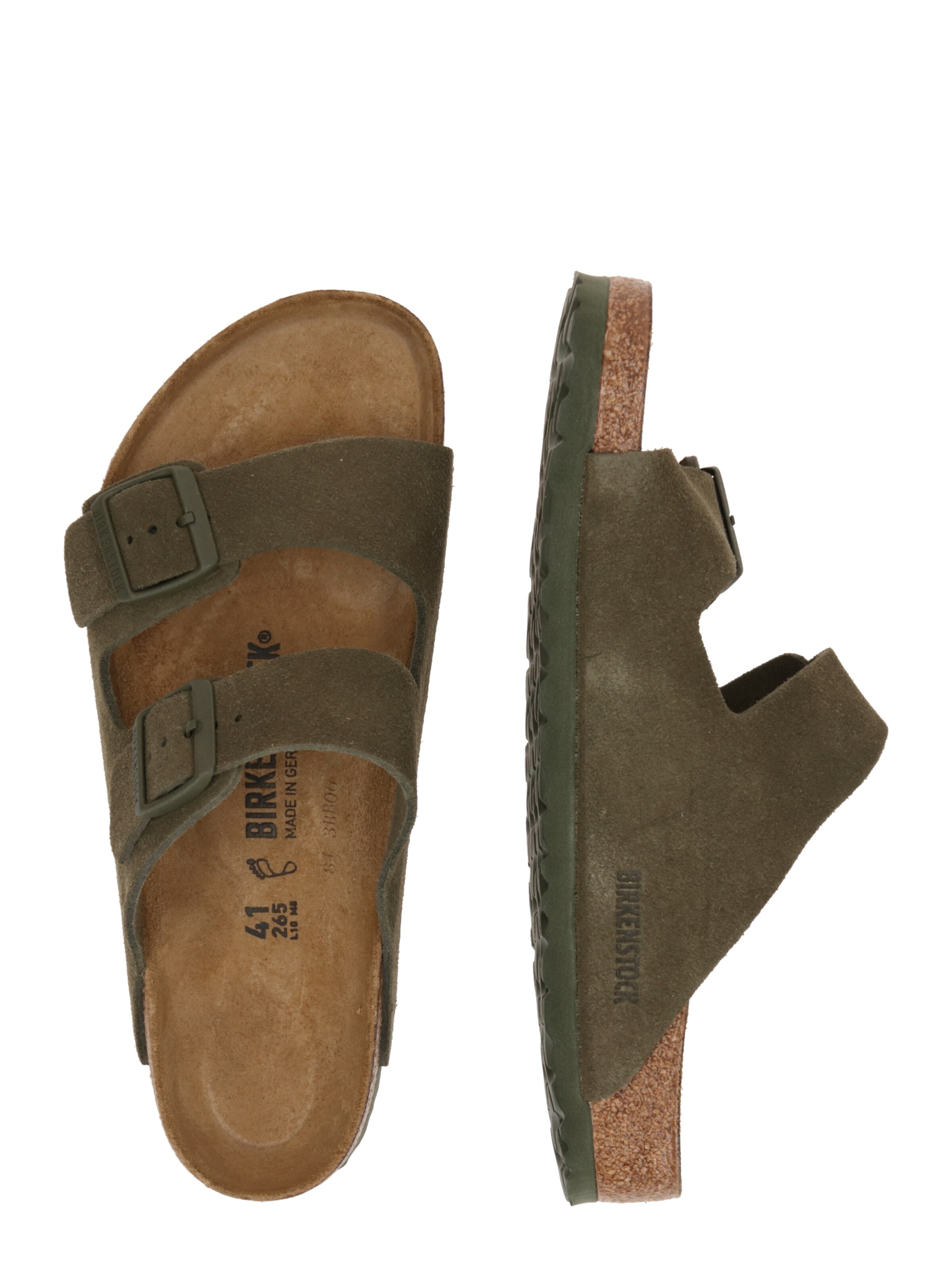 zaļš BIRKENSTOCK Sandales 'Thyme'