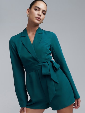 Tuta jumpsuit 'Kate' di BWLDR in verde: frontale