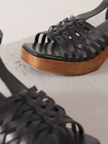 Sandales Next en noir