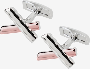 Davidoff Cufflinks 'Essentials' in Silver: front