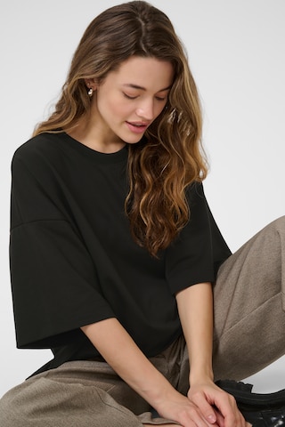 T-shirt oversize 'Jenny' Kaffe en noir