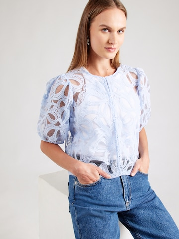 OBJECT Blouse 'OBJRose' in Blauw: voorkant