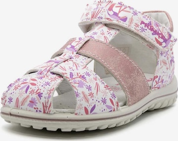 Chaussures ouvertes 'Süsses Baby' PRIMIGI en blanc : devant