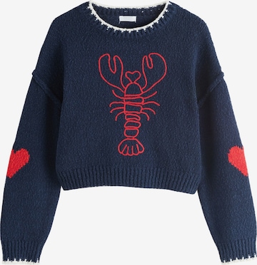 Next Neulepaita värissä sininen: etupuoli