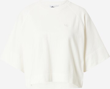 ADIDAS ORIGINALS T-shirt 'Premium Essentials' i vit: framsida