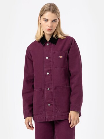 DICKIES Prehodna jakna 'Duck' | vijolična barva: sprednja stran