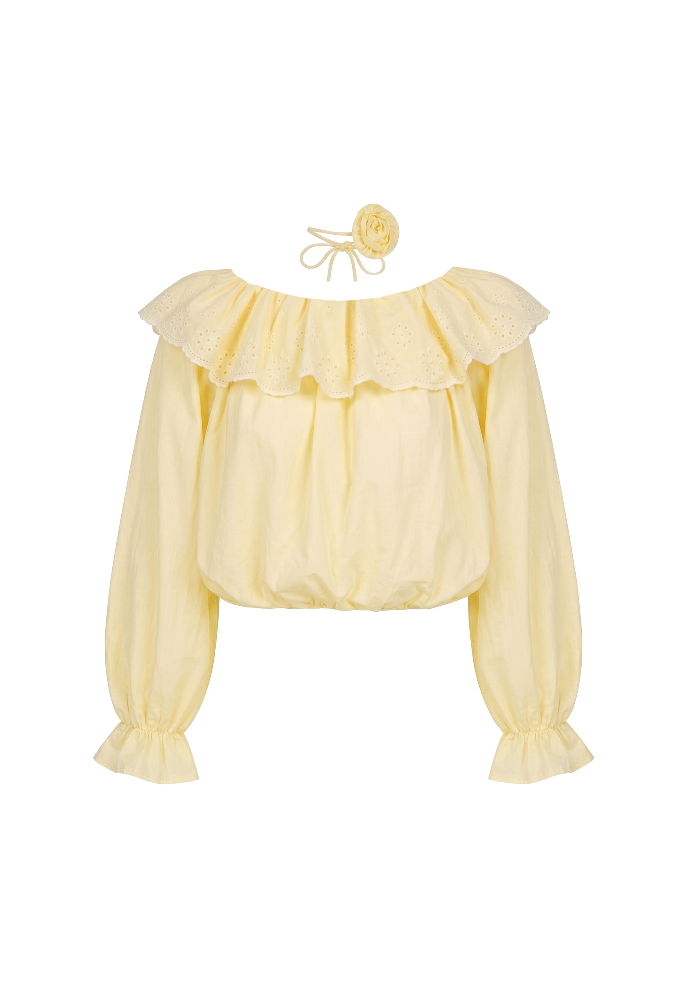 faina Blusa en XS en amarillo, Vista del producto
