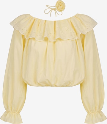 faina - Blusa en amarillo: frente
