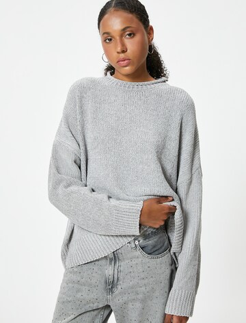 Koton Sweatshirt in Grau: Vorderseite