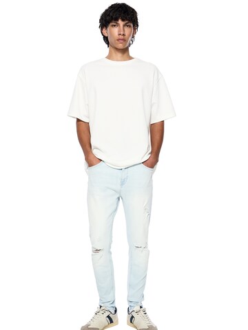 Pull&Bear Skinny Jeans i blå