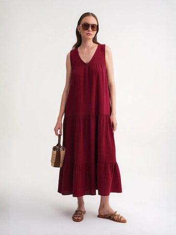MixRay - Vestido em vermelho