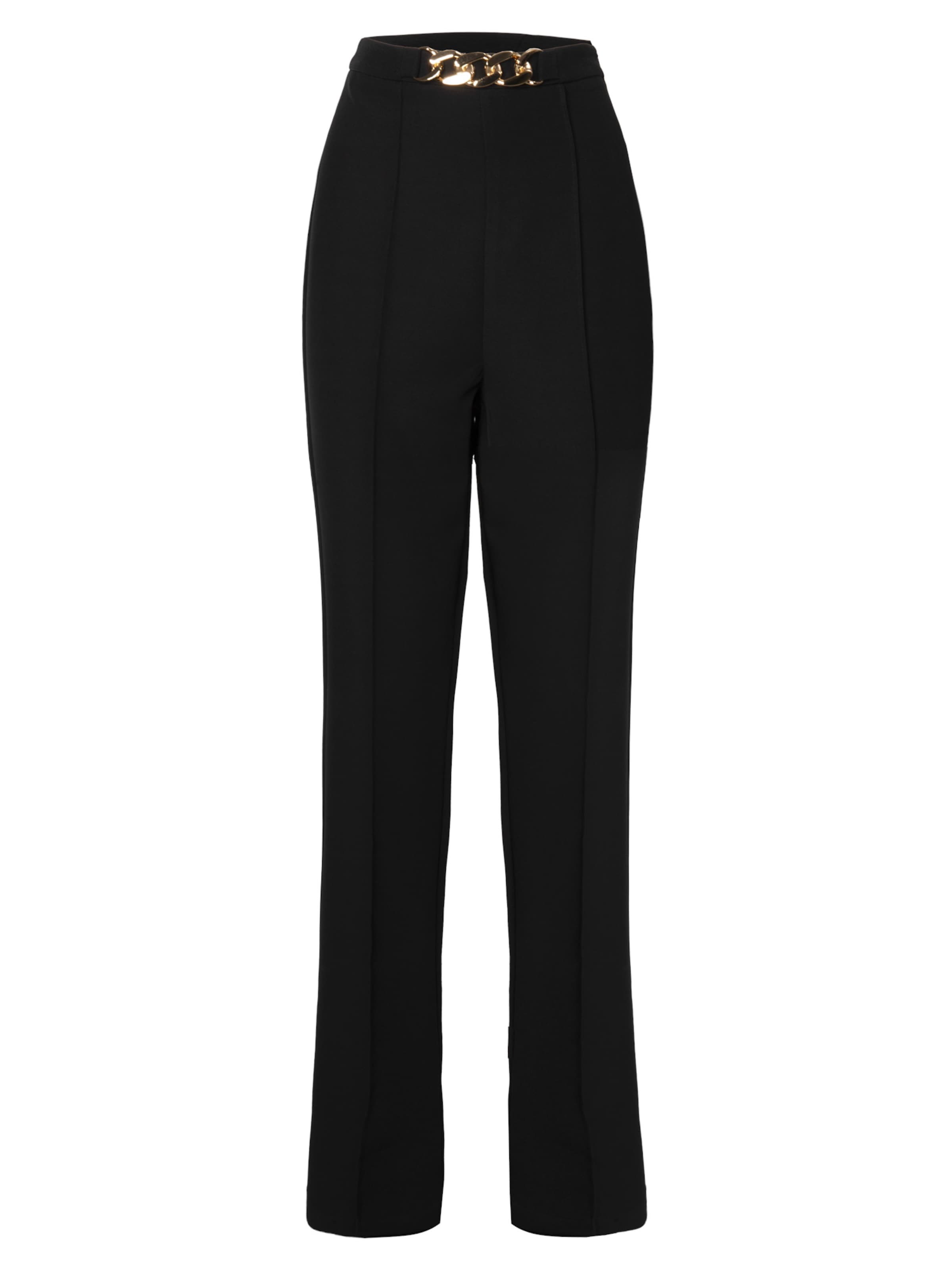 Influencer Spodnie w kolorze czarny: przód