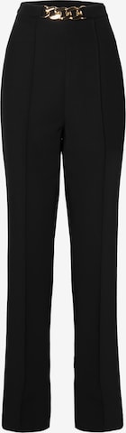 Influencer Trousers in Black: front