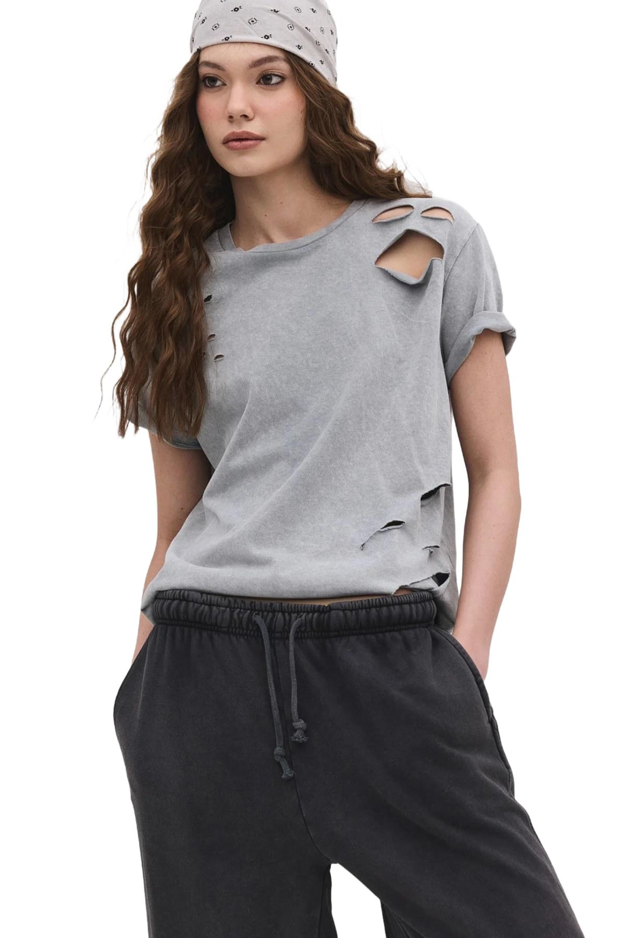 No Matter What Shirt in Grey: front