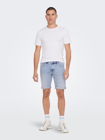 Only & Sons Slimfit Jeans 'Ply Life' in Blauw