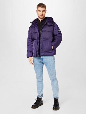 Veste d’hiver Calvin Klein Jeans en violet