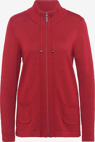 Goldner Knit Cardigan in Red: front