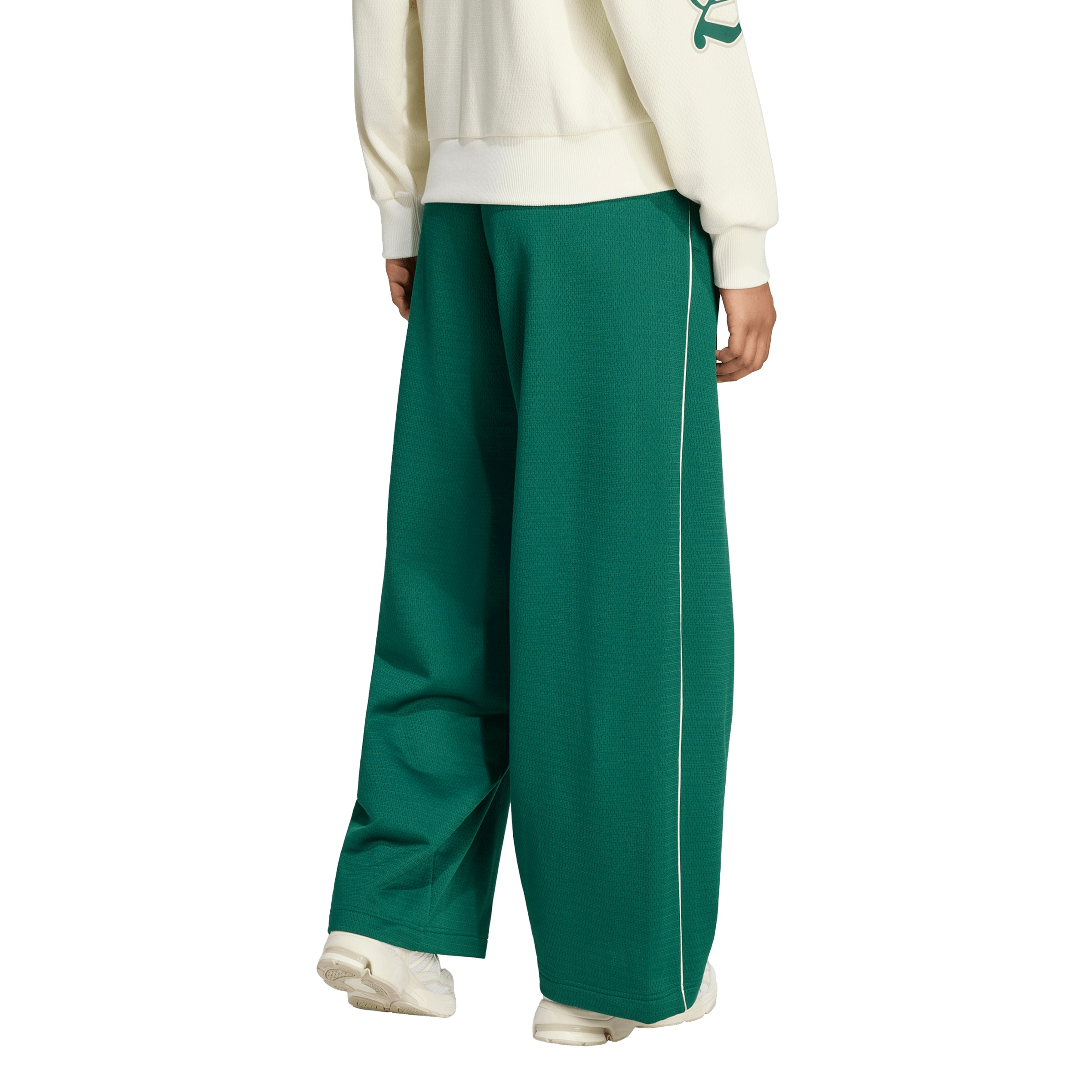 Wide leg Pantaloni sport de la ADIDAS SPORTSWEAR pe verde