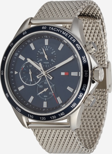 Ceas analogic TOMMY HILFIGER pe albastru marin / gri / argintiu, Vizualizare produs