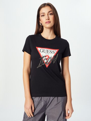 GUESS Shirt in Zwart: voorkant