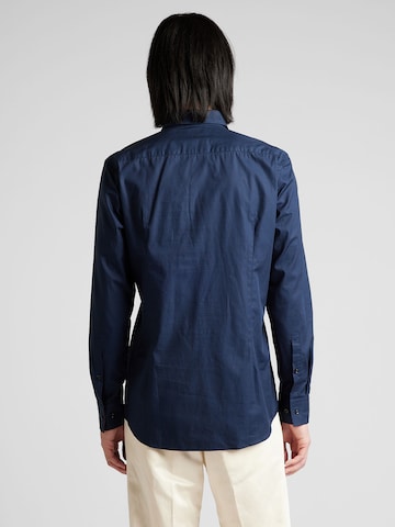 HUGO Red Slim fit Button Up Shirt 'Koey' in Blue