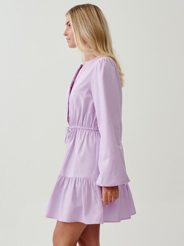 Tussah Dress 'SABINA' in Purple