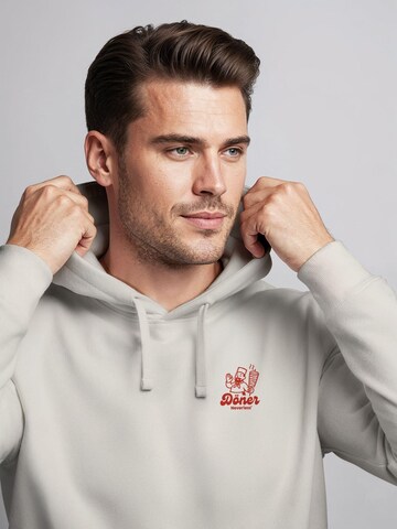 Neverless Sweatshirt 'Döner Spezial' in Beige