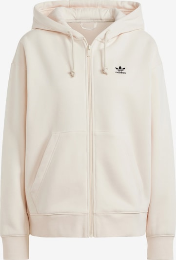 ADIDAS ORIGINALS Ζακέτα φούτερ 'Essentials Friend' σε μαύρο / λευκό, Άποψη προϊόντος