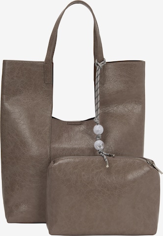 Shopper di usha WHITE LABEL in grigio: frontale