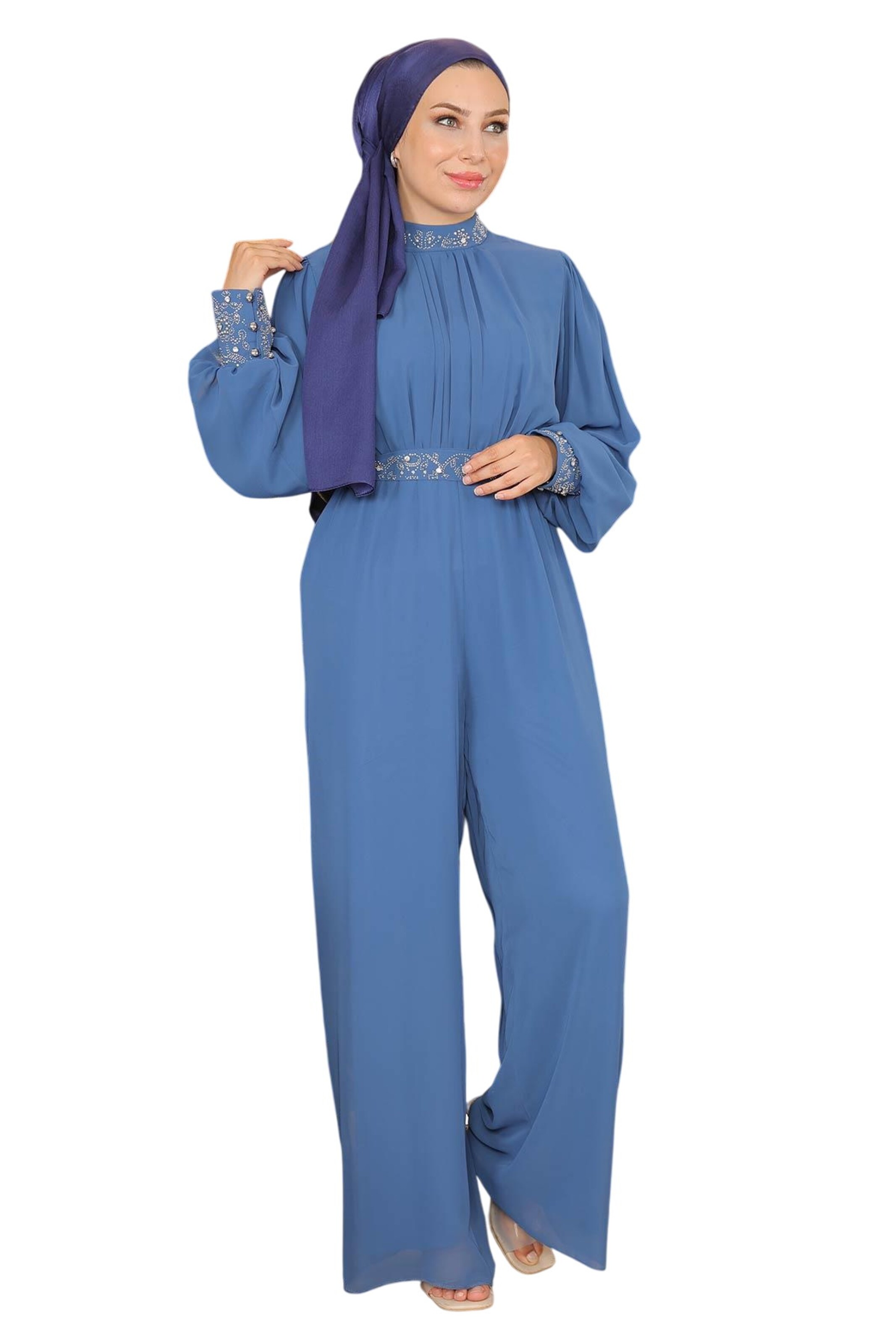 MODAMIHRAM Jumpsuit in Blauw