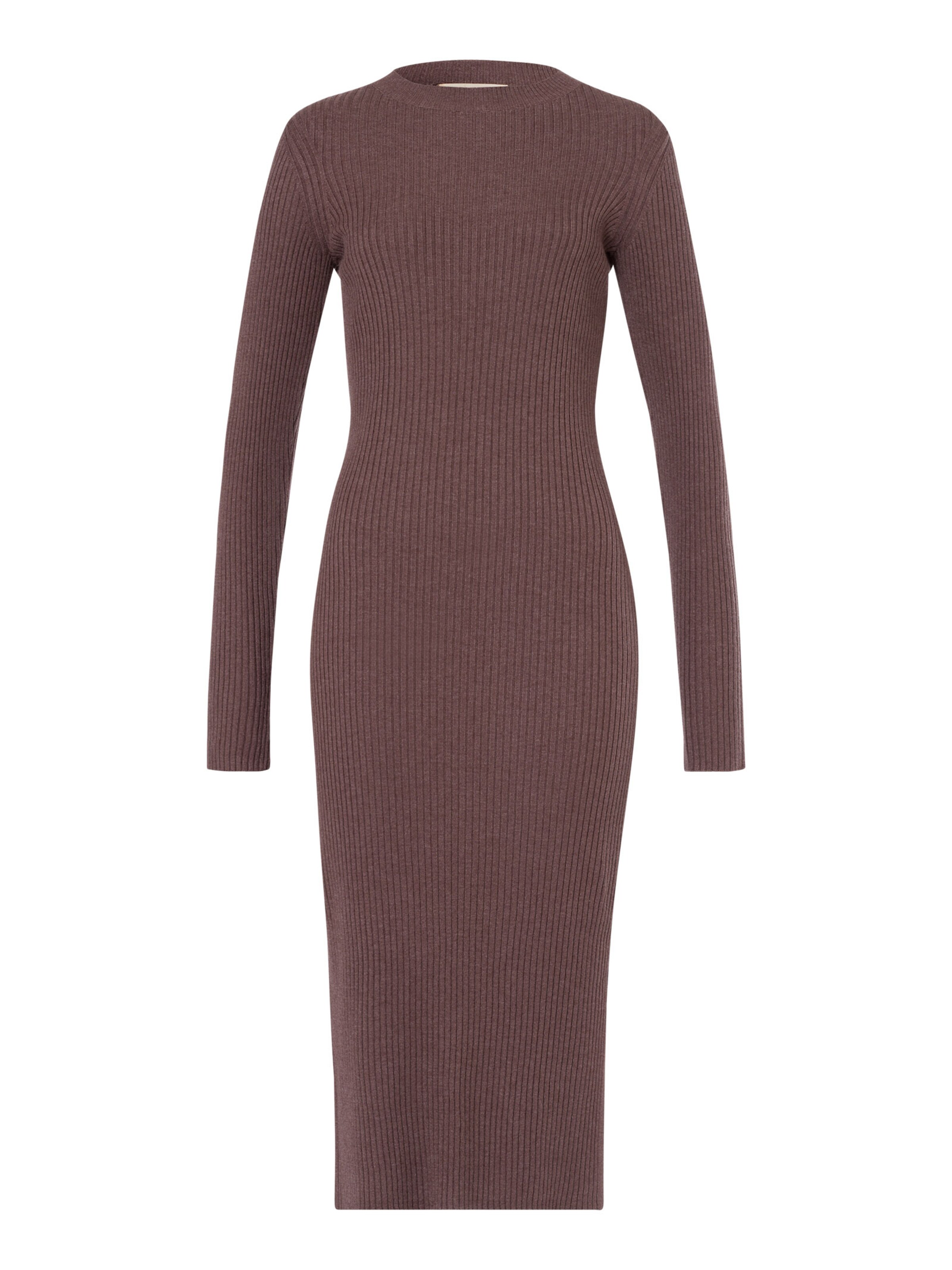 Robe Les Lunes en marron : devant