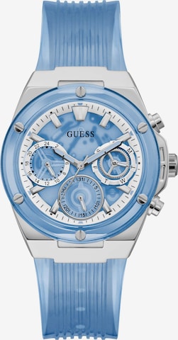 GUESS Analoog horloge 'Athena' in Blauw: voorkant