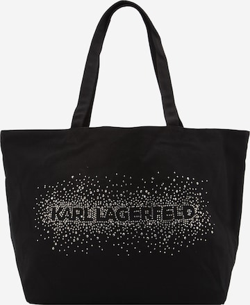 Karl Lagerfeld Ostoskassi 'ESSENTIAL' värissä musta: etupuoli