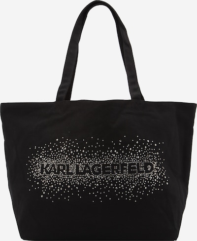 Karl Lagerfeld Ostoskassi 'ESSENTIAL' värissä musta / hopea / valkoinen, Tuotenäkymä