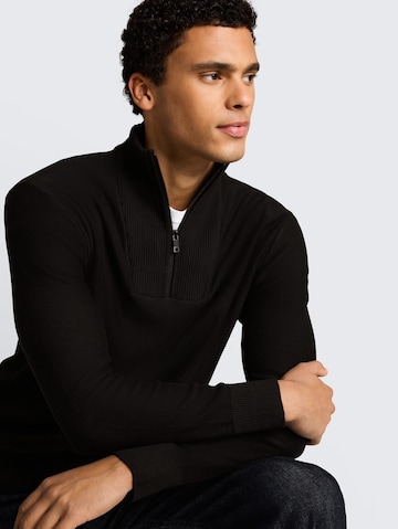 TOM TAILOR DENIM Sweater in Black