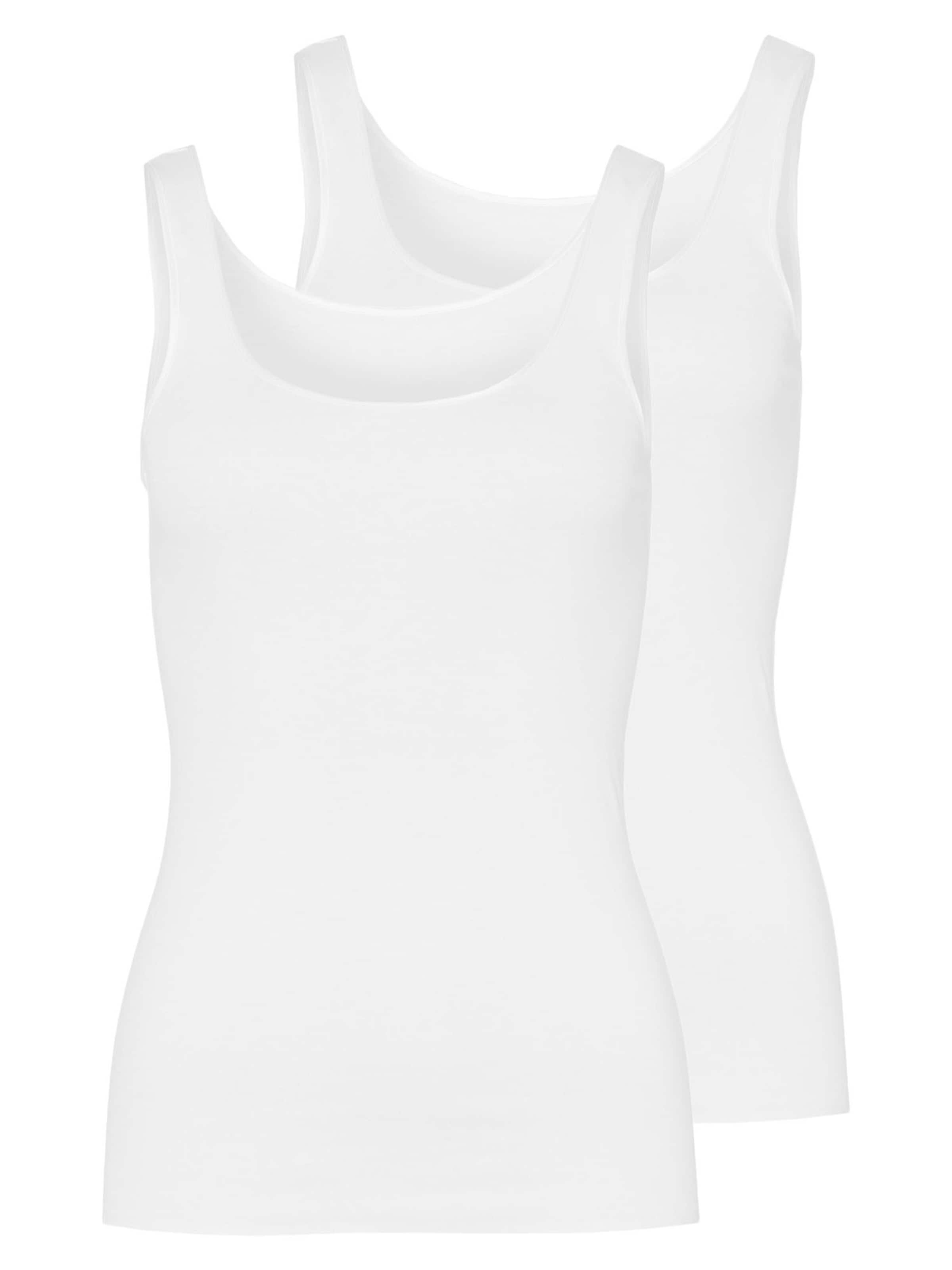 Hanro Onderhemd 'Cotton Seamless' in Wit: voorkant