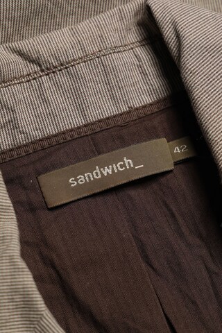 Sandwich Blazer in XL in Grey