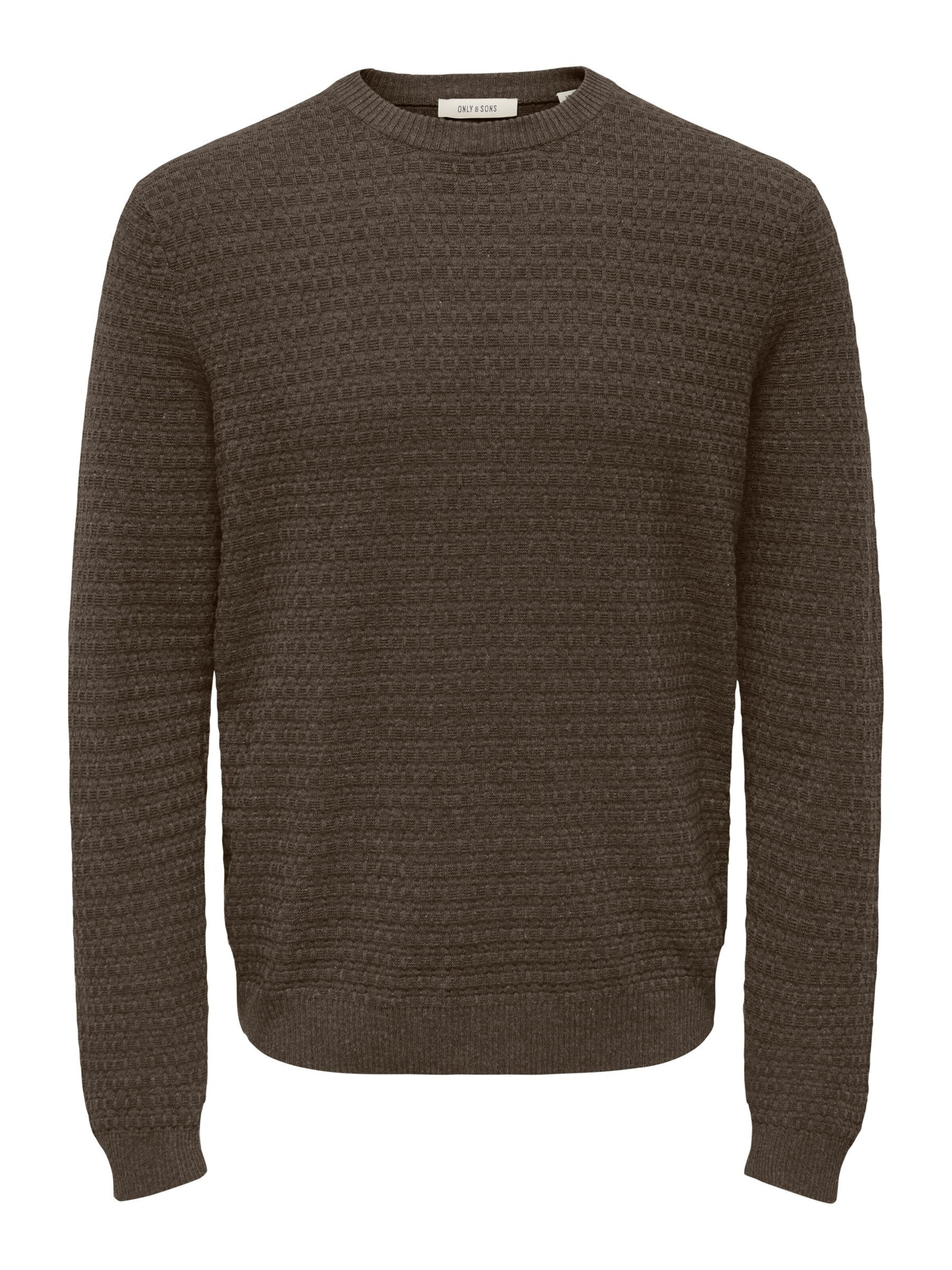 Pullover 'ONSLoui' di Only & Sons in marrone: frontale