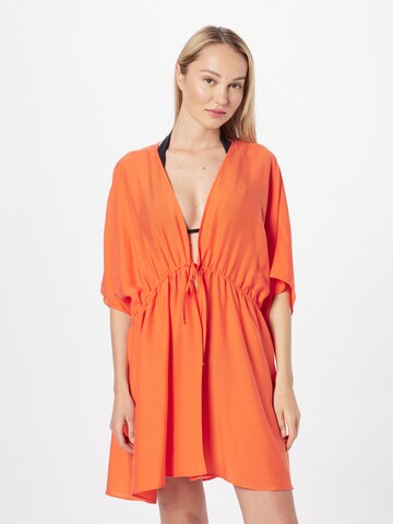 Tommy Hilfiger Underwear Plážové šaty – oranžová: přední strana